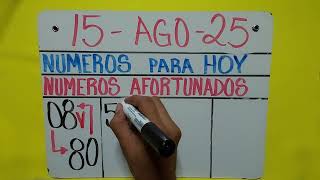 PODEROSA COMBINACION PARA HOY 15/09/2025 / NUMEROS PARA HOY VIERNES