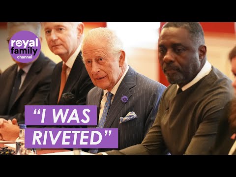 King Charles and Idris Elba Hear Powerful Royal Marine Story at Youth Summit