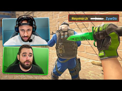 FALLEN REAGE AO NEYMAR JR JOGANDO CS (ele é melhor do que eu pensava...)