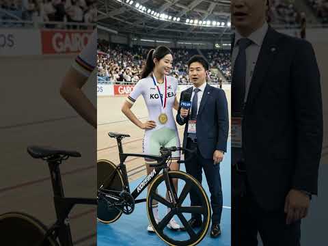 🚴♀️ 사이클 여제의 찬란한 순간: 금빛 여유가 만든 전설!💖 #athlete #beauty #올림픽 #shorts