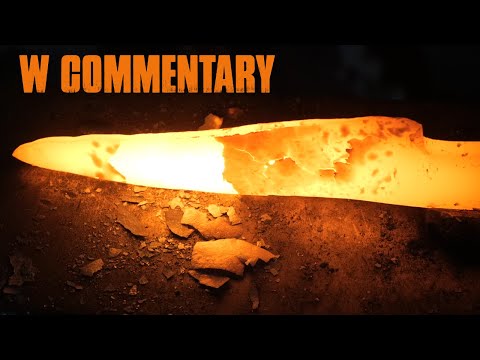 JFAK 11 - (W COMMENTARY) Forging a 1075  Fixed Blade