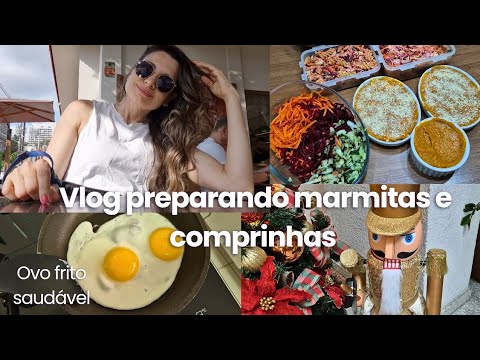 Marmitas da semana, Comprinhas, receita fácil, Ovo frito saudável, Fisioterapia, Decoração de Natal