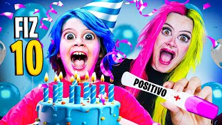 MEU ANIVERSÁRIO DE 10 ANOS 🎉 e MAIS 1 HORA com GRAVIDEZ E MALUQUICES 🤪