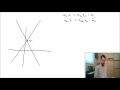 Intersection and Solutions of Lines