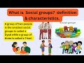 Understanding Social Groups