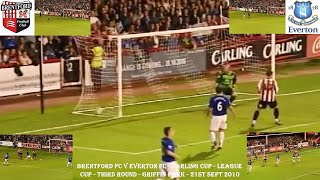 BRENTFORD FC V EVERTON FC – CARLING LEAGUE CUP – THIRD ROUND – GRIFFIN PARK – 21st SEPTEMBER 2010