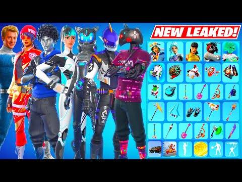 Fortnite All NEW Leaked Skins & Cosmetics v36.20 (FREE Collab, Fantastic Four, Encrypted Set & More)