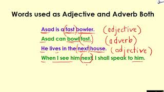Words used as Adjectives and Adverbs Both