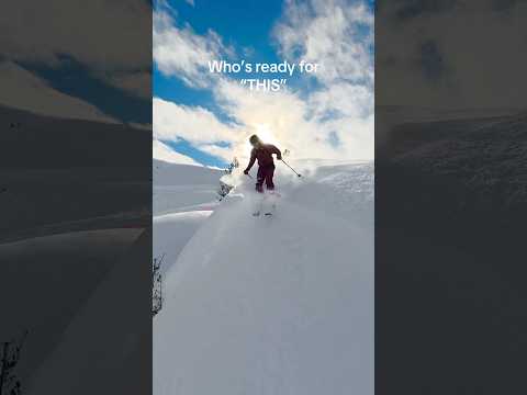 😦 This POWDER is insane! ❄️ #ski #skiin#snow #winter #snowboard