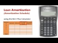 Amortization Schedule Concepts
