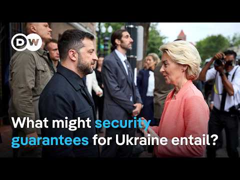 YouTube video thumbnail: European Leaders Discuss Ukraine Security Plans