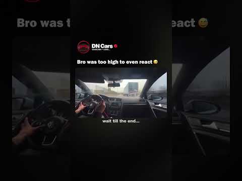 His hand went to sport mode 😂 #car #shorts