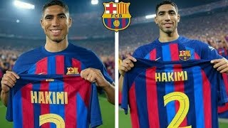 ACHRAF HAKIMI AU BARÇA LE 7 AOUT 2025 C'EST MAINTENANT FAIT - IL PORTE DÉJÀ LE MAILLOT 😱🔥