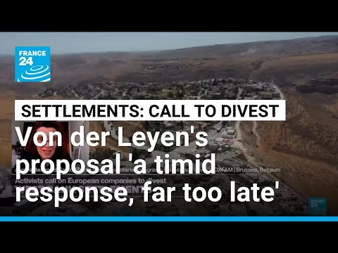 YouTube video thumbnail: 'Trade, Investment and Connection With Israeli Settlements Help Sustain a Totally Illegal Project'