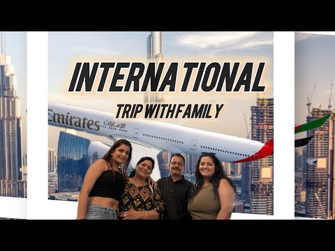 International trip with family 🩵🩵
