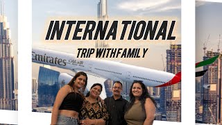 International trip with family 🩵🩵