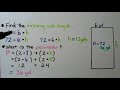 Finding Unknown Side Measures in Rectangles