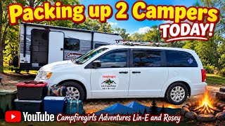 Packing 2 Campers for 2 Events at Fredrock Glampground @Campfiregirls 
