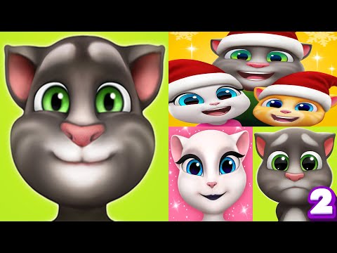 My Talking Tom2 vs My Talking Angela vs Talking Tom Friends vs My Talking Tom world tour 2025 Ep4243