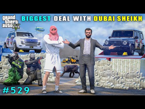 Dubai Sheikh's Biggest Deal With Michael | Gta V Gameplay