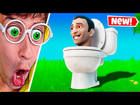 Reto SKIBIDI TOILET en FORTNITE 🚽😈!! (skin meme 🤡) - TEKENDO