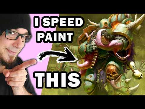 High Quality Speed Paint™ copying artworks! Nurgle Death Guard Kill Team