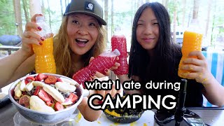 [Camping Mukbang ]Making my own Juice while camping 🏕️