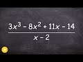Dividing Polynomials with Synthetic Division