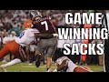 Football Defensive Plays and Key Moments