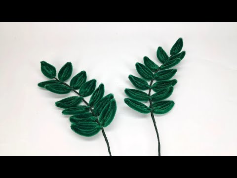 Cara Membuat Daun Cantik dari Kawat Bulu