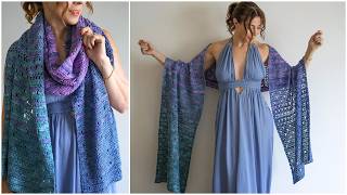 How to Crochet the Beautiful, Beginner Bubbles Shawl | Easy Step-by-Step Tutorial