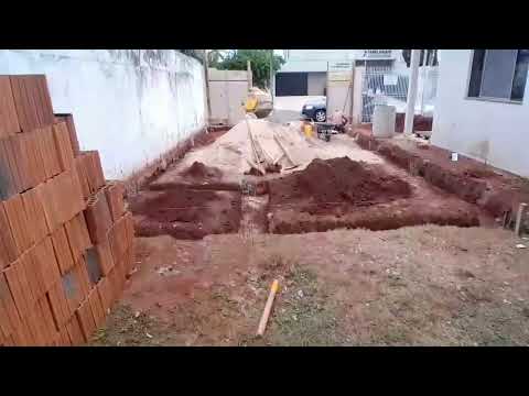 Sexta feira concretamos e finalizando as valetas .