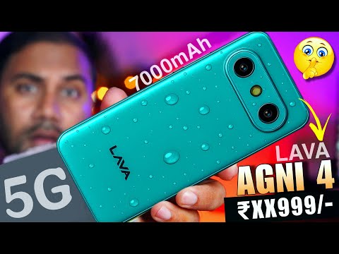Lava Agni 4 5G is Here With 7000mAh Battery 🔥