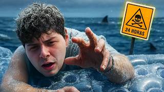 24 HORAS EN EL AGUA☠️💧 | ACABA MAL 🤡🔪