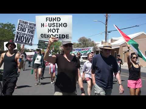 VIDEO STORY: 'Not Another Bomb' Rally held in Old Town Albuquerque