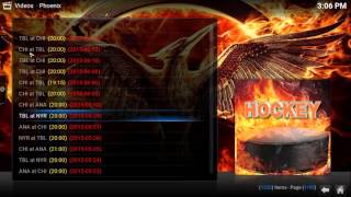 SPORTS on KODI with the Phoenix Addon