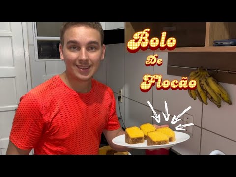 BOLO DE FLOCÃO DE CUSCUZ