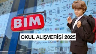 BİM OKUL MALZEMELERİ 2025 OKULA DÖNÜŞ