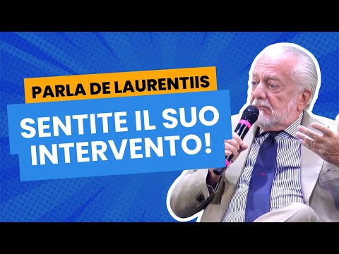 DE LAURENTIIS torna a PARLARE! | Sentite cosa dice all'evento “Dall’analogico al digitale”