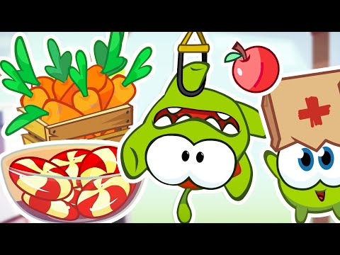 Om Nom’s Healthy Glow-Up ✨ From Candy to Apple! 🍎