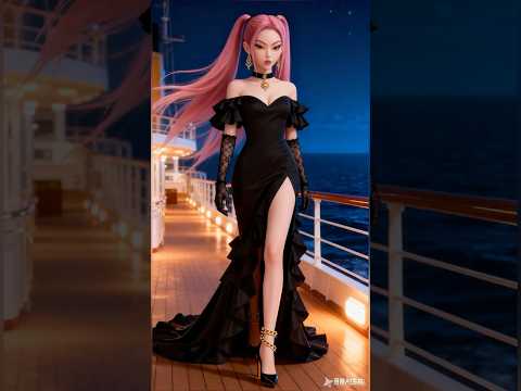 Rumi turns into a mermaid...and got her REVENGE😈🧜‍♀️ #kpop #rumi #jinu #ai #story #midjourney