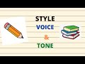Exploring Style, Voice, and Tone in Communication
