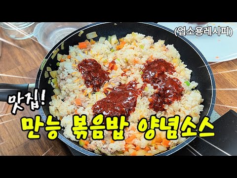 "볶음밥이 이렇게 맛있어도 되나요? 양념소스 공개!" 만능볶음밥 양념소스