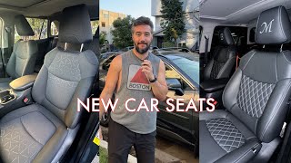Getting Leather Car Seats #RAV4