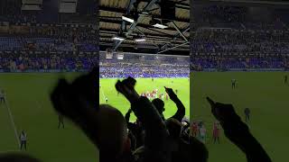Ipswich town 0-4 Newcastle United  Newcastle fans chant #newcastle  #premierleague#worflags
