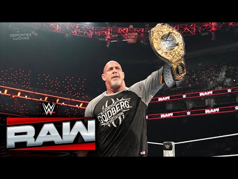 GOLDBERG CAMPEON MUNDIAL en RAW 7 DE JULIO 2025 | WWE RAW 7/07/2025 EN VIVO