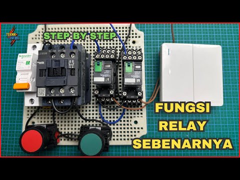 CARA MERAKIT KONTAKTOR DAN RELAY SEBAGAI PROTEKSI