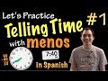 Telling Time in Spanish: Using 'Menos' Effectively