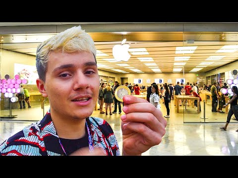 Troquei uma MOEDA DE 1 REAL até chegar em um IPHONE!!! (CONSEGUI)