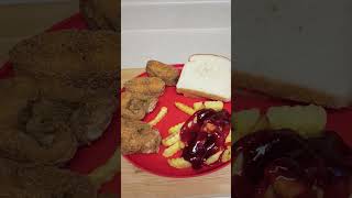 Tonight Dinner is Catfish And Fries And White Bread